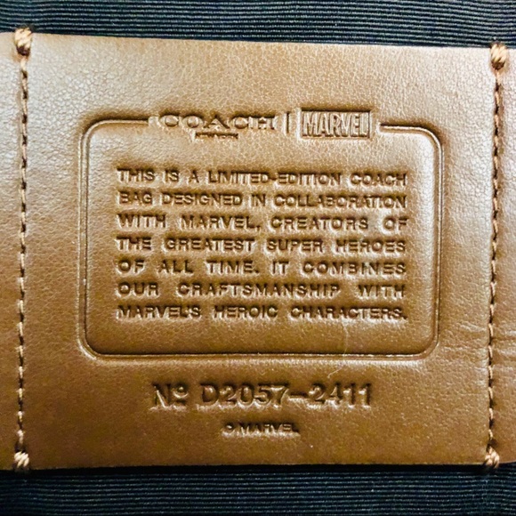 Coach Marvel Sling Pack Comic Book Print Backpack - Picture 9 of 10